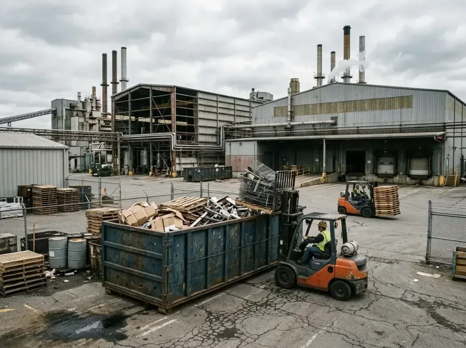 industrial-factory-scrap-conta-003 — frequently asked questions, Cheap Roll-off Dumpster Rentals in Huntington, WV